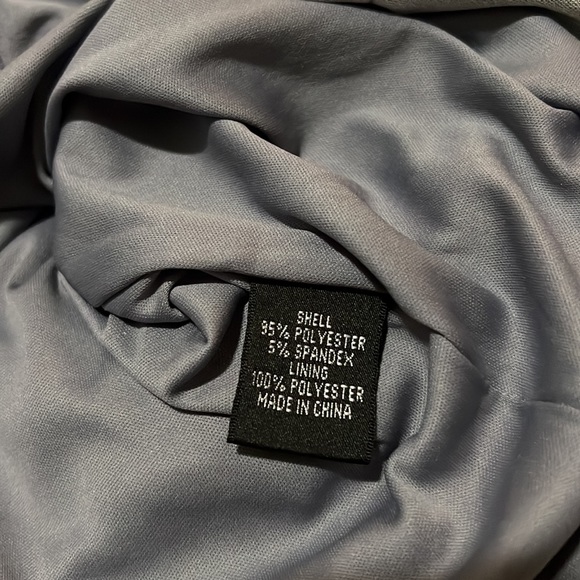 Adriana Papell silver layered mini dress - Picture 7 of 7